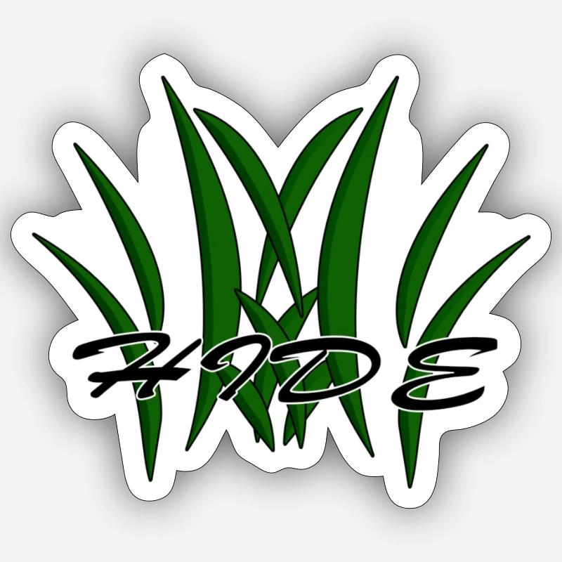 Hide Sticker size S (10 x 10 cm)