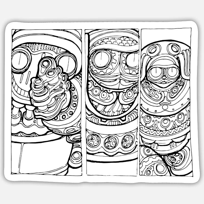 Sticker taille S (10 x 10 cm) - 