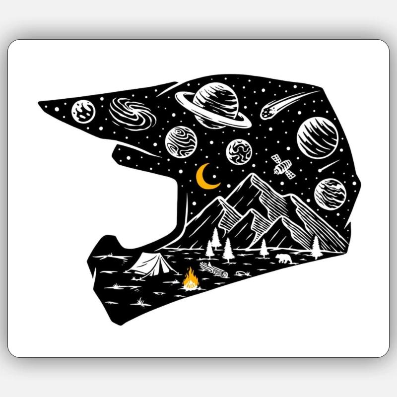 MX Helm Sticker Größe S (10 x 10 cm)