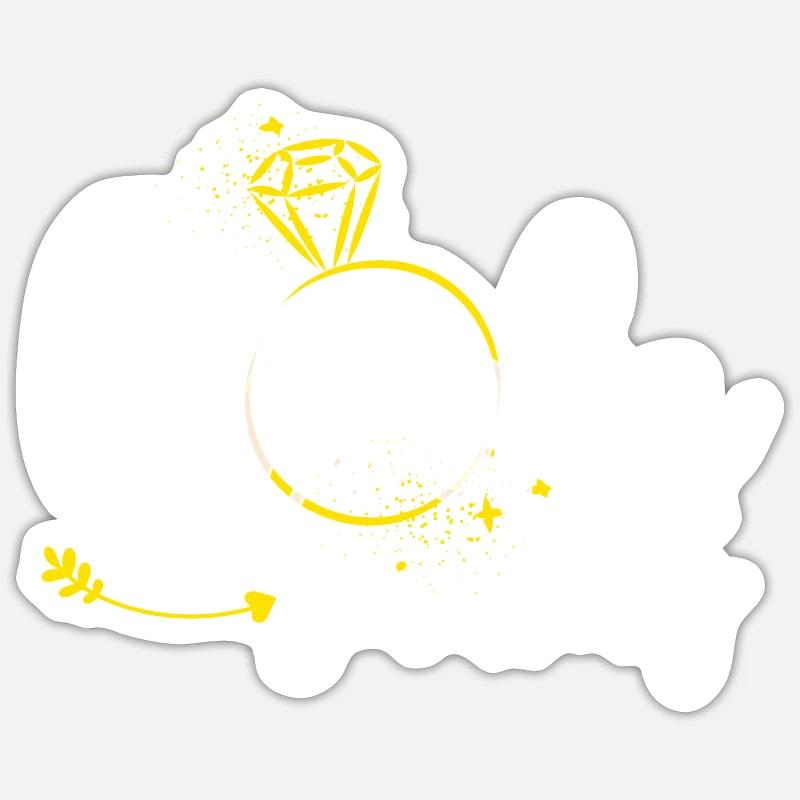 Bride Security Junggesellinnenabschied Sticker Größe S (10 x 10 cm)