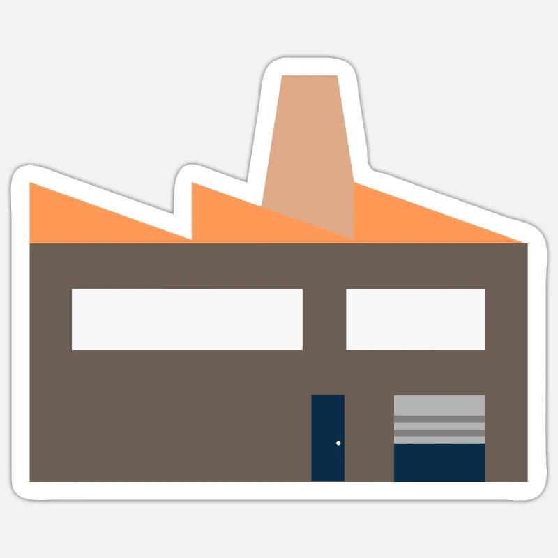 Factory Sticker size S (10 x 10 cm)