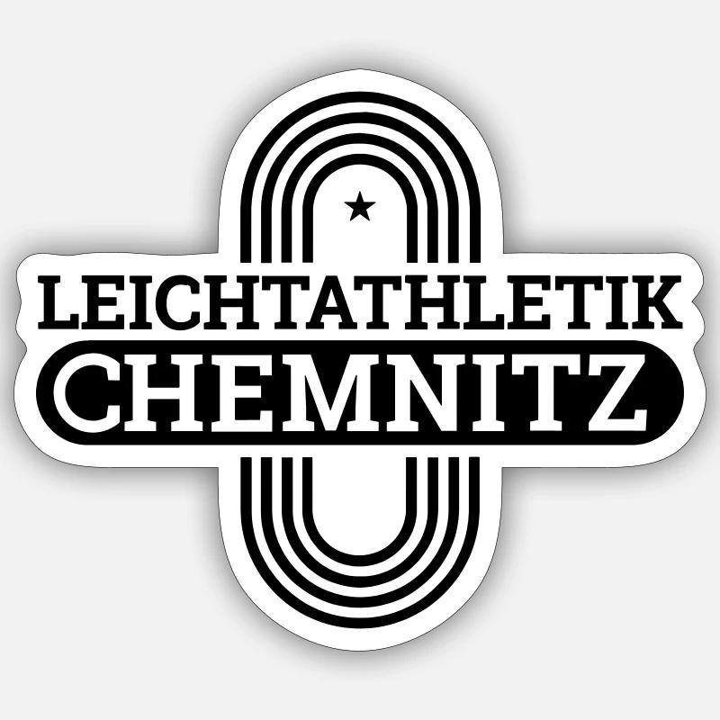 Leichtathletik Chemnitz Sticker Größe S (10 x 10 cm)