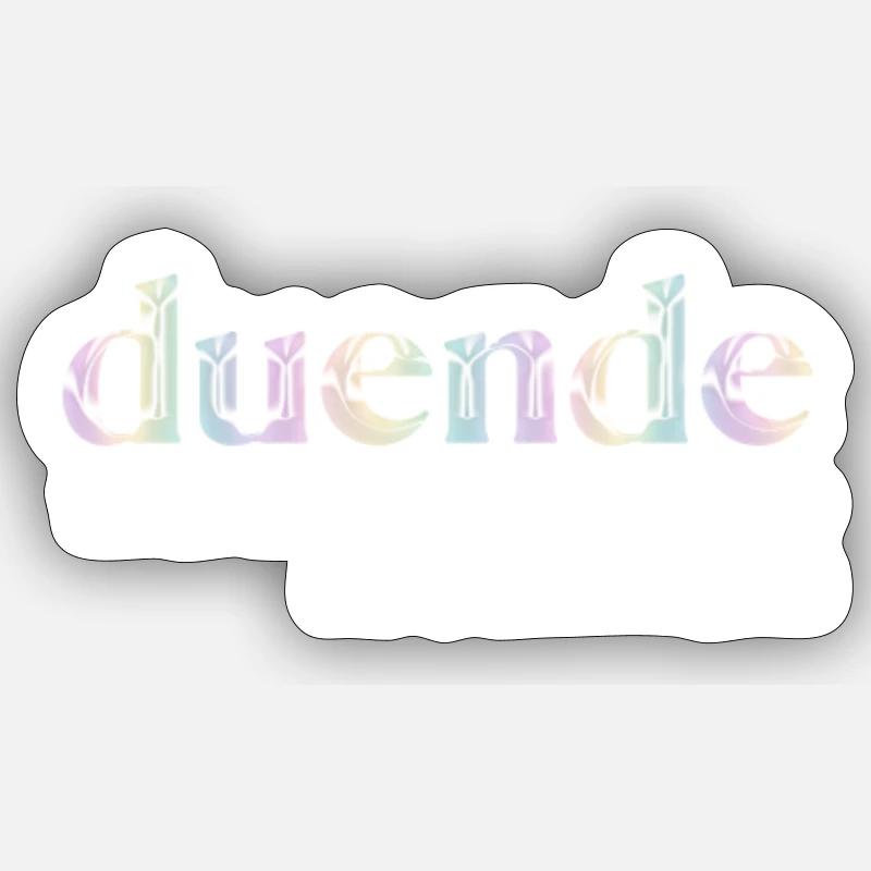 duende - Sticker Größe S (10 x 10 cm) - Mattweiß