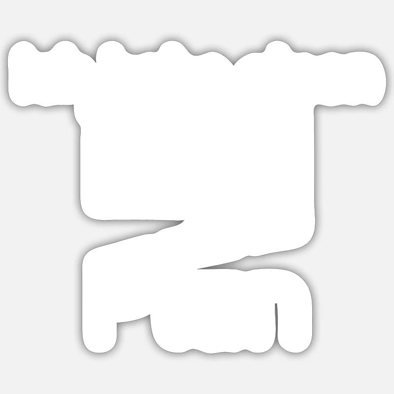 Architekten Ich habe einen Plan Geschenkidee Sticker Größe S (10 x 10 cm)