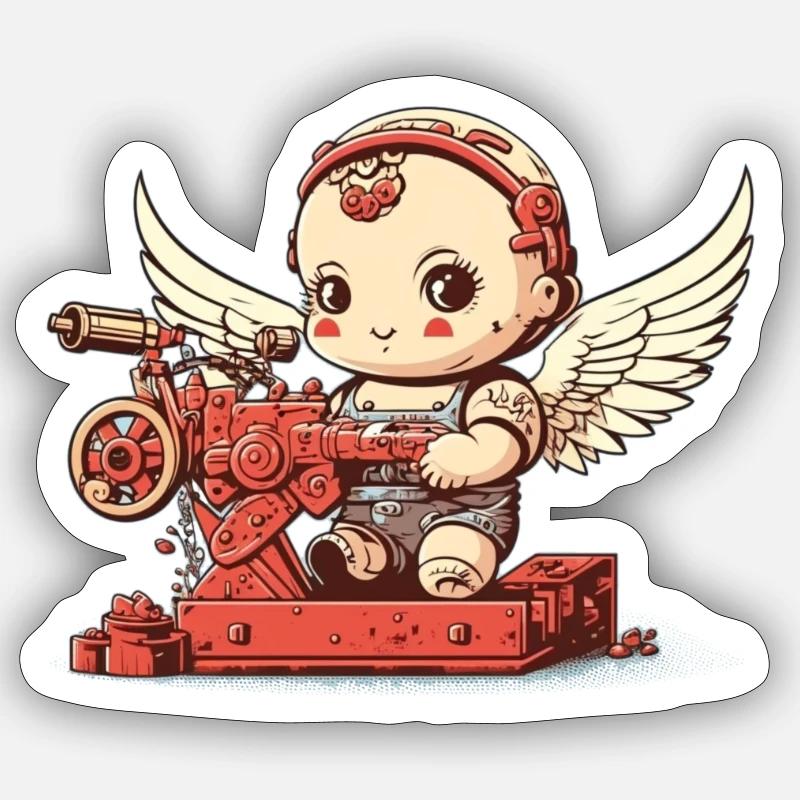 cupid Sticker size S (10 x 10 cm)