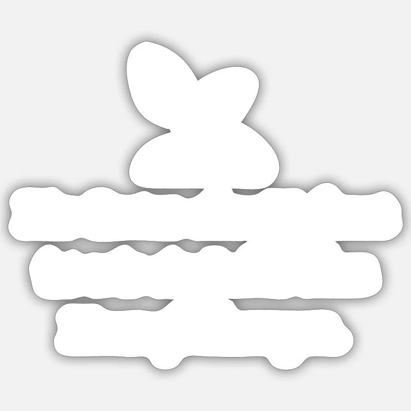 Lusitger Garten Spruch Sticker Größe S (10 x 10 cm)