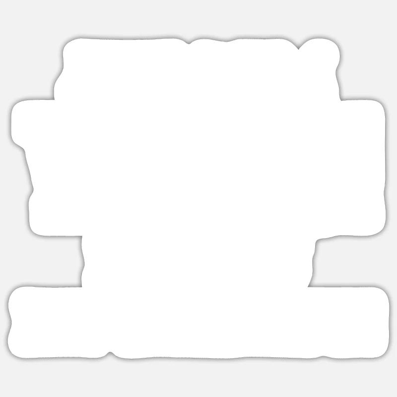 Malou Lustiger Spruch Vorname Name Malou - Sticker Größe S (10 x 10 cm) - Mattweiß
