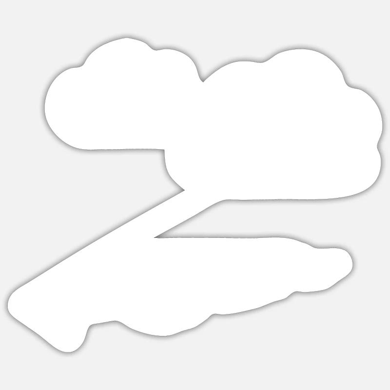 Papierflieger Sticker Größe S (10 x 10 cm)