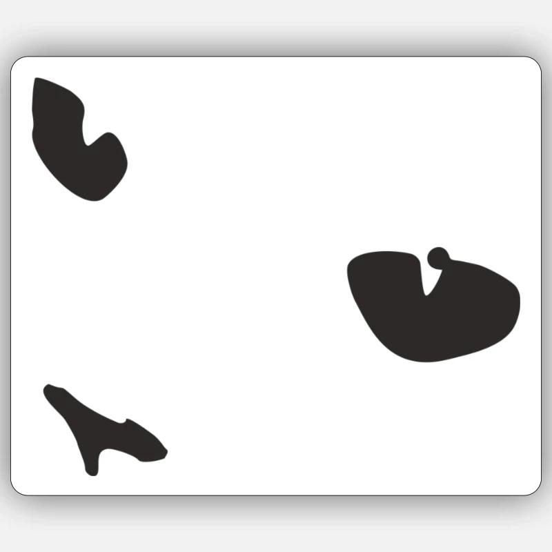#24 Katzengesicht - Sticker Größe S (10 x 10 cm) - Mattweiß