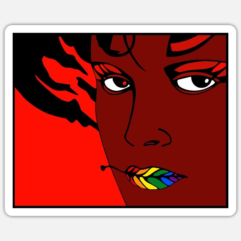 Volcano 22a Sticker size S (10 x 10 cm)