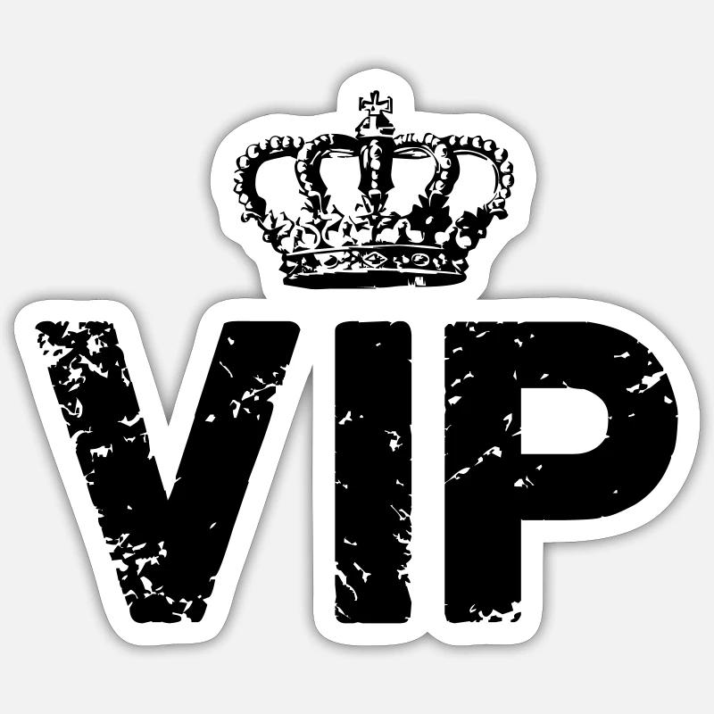 VIP Sticker size S (10 x 10 cm)