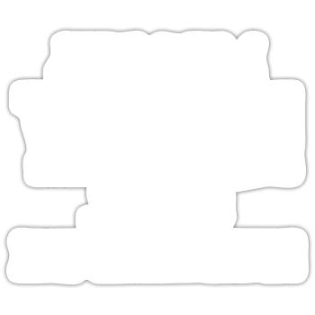Jacob Lustiger Spruch Vorname Name Jacob - Sticker Größe S (10 x 10 cm) - Mattweiß - Vorne