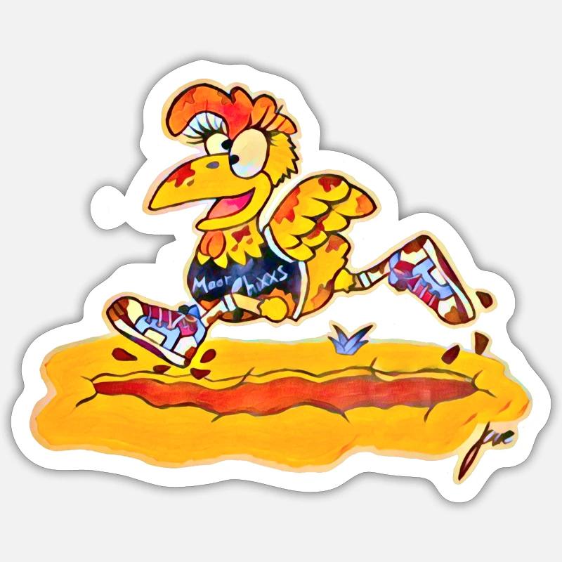 3000px 1 - Sticker taille S (10 x 10 cm) - blanc mat