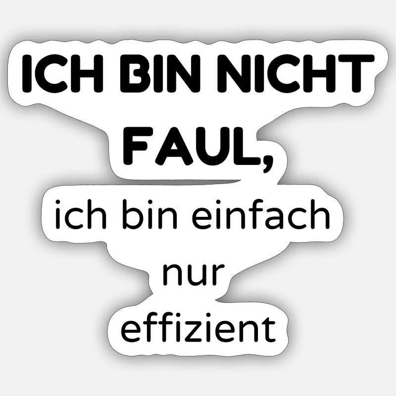 faul4 Sticker Größe S (10 x 10 cm)