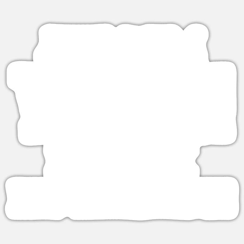 Patrick Lustiger Spruch Vorname Name Patrick - Sticker Größe S (10 x 10 cm) - Mattweiß