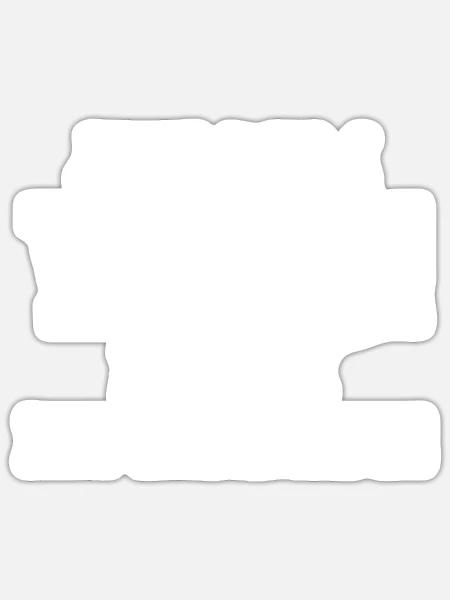 Ralph Lustiger Spruch Vorname Name Ralph - Sticker Größe S (10 x 10 cm) - Mattweiß