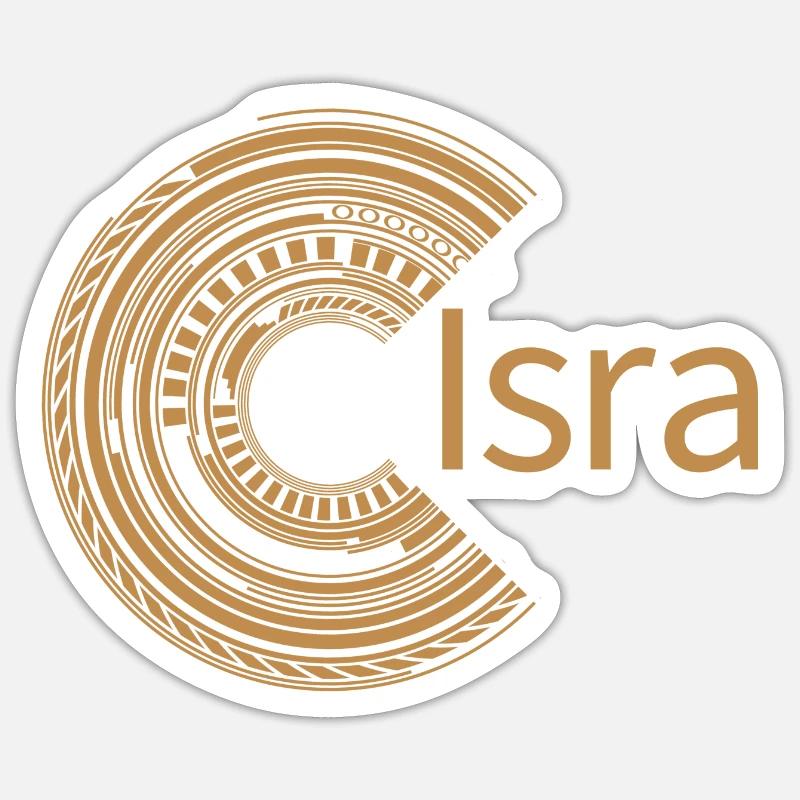 For Isra - Sticker size S (10 x 10 cm) - white matte