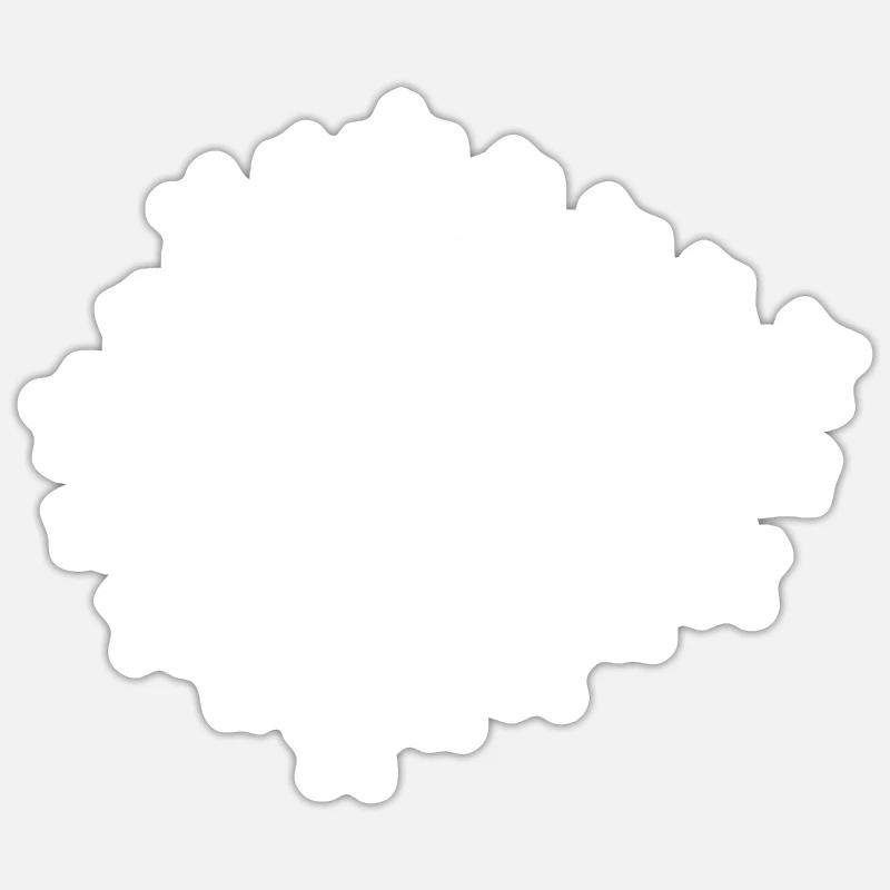 Labrador - Sticker Größe S (10 x 10 cm) - Mattweiß