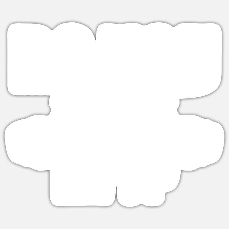 Hebst du überhaupt? - Sticker Größe S (10 x 10 cm) - Mattweiß