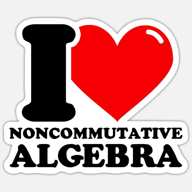 Géométrie non commutative Sticker taille S (10 x 10 cm)