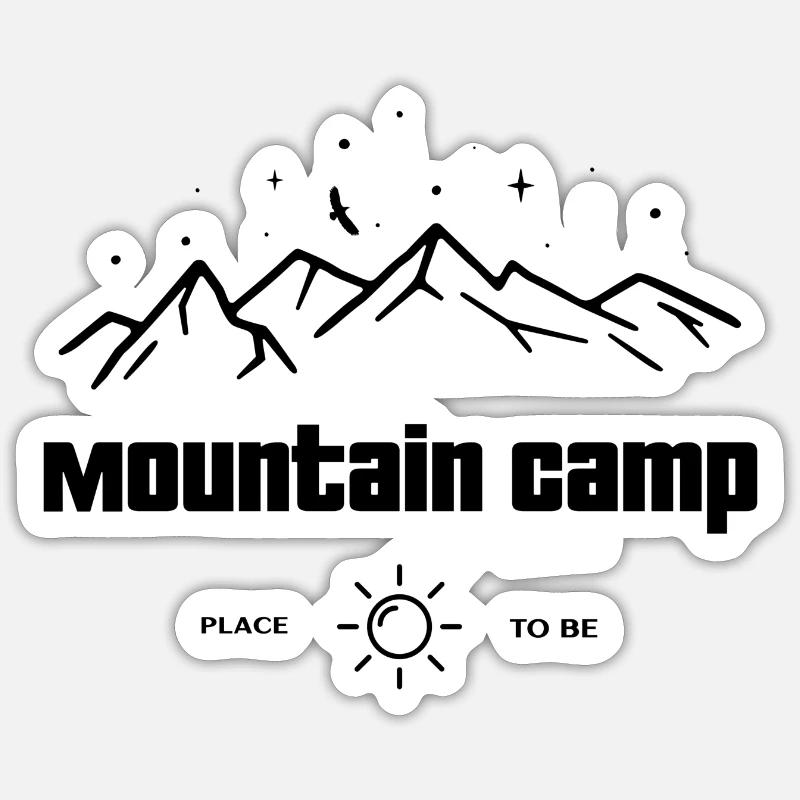 MountainCamp Sticker Größe S (10 x 10 cm)
