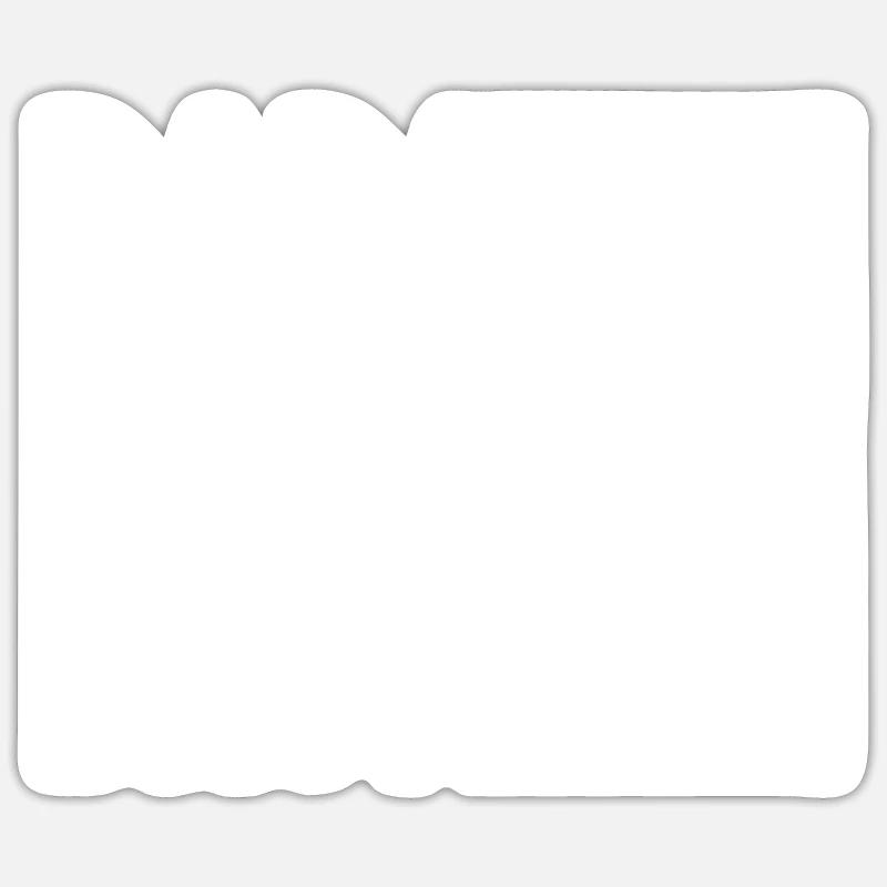 Dada Daddy Dad Bruh - Sticker taille S (10 x 10 cm) - blanc mat
