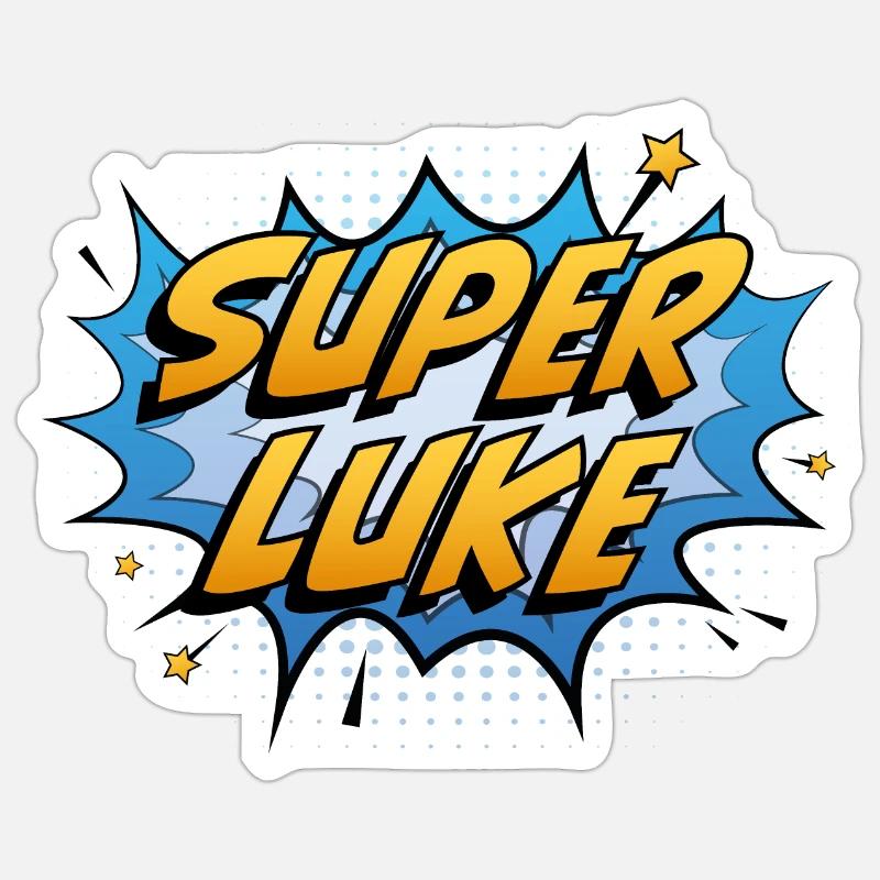 Super Lukas Sticker Größe S (10 x 10 cm)