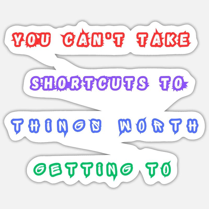 Citations MTIVATIONAL - Sticker taille S (10 x 10 cm) - blanc mat