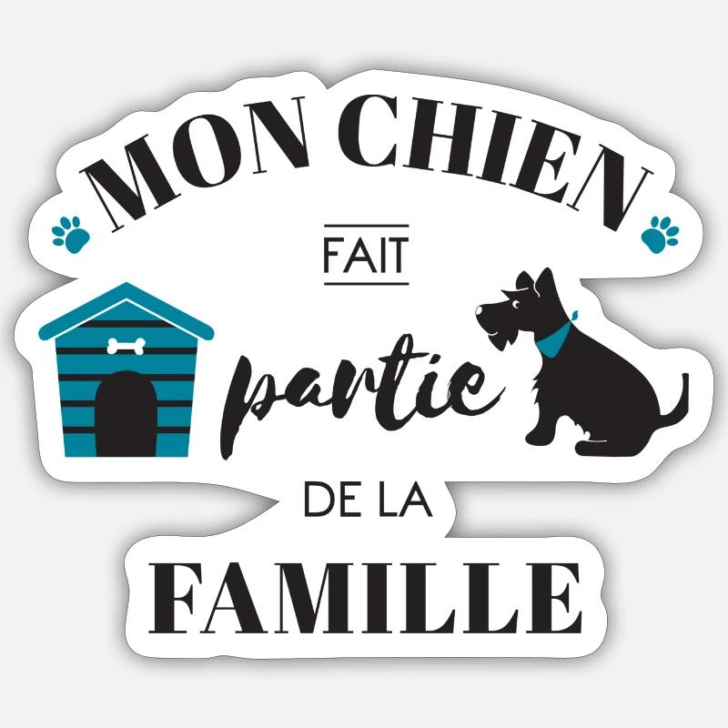 toutou04 Plan de travail 1 Sticker taille S (10 x 10 cm)