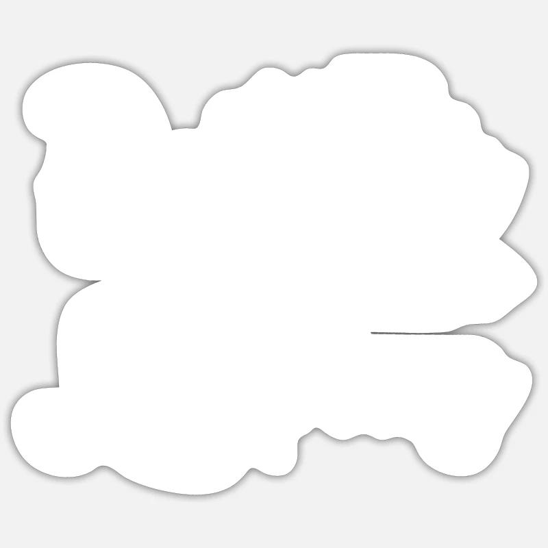 I'd rather be larping - Sticker size S (10 x 10 cm) - white matte