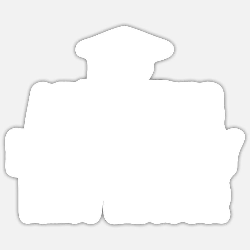 Nickerchen-Abschlussfeier Lustige Absolventen - Sticker Größe S (10 x 10 cm) - Mattweiß