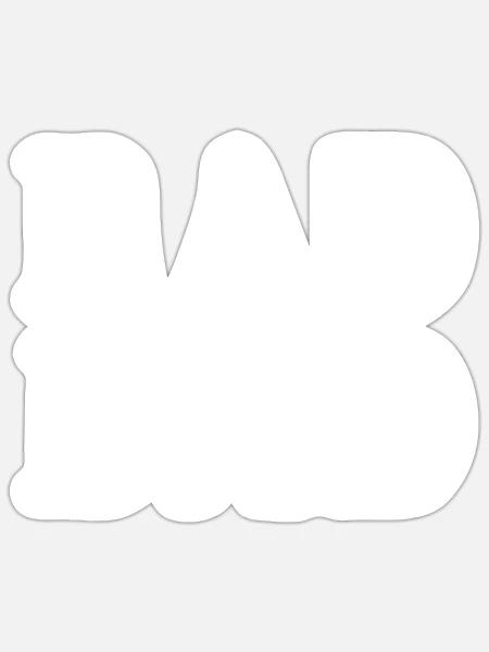Rad dad - Sticker Größe S (10 x 10 cm) - Mattweiß