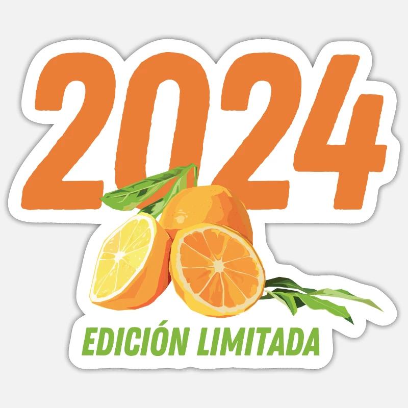 2024 - Edición Limitada - Sticker Größe S (10 x 10 cm) - Mattweiß