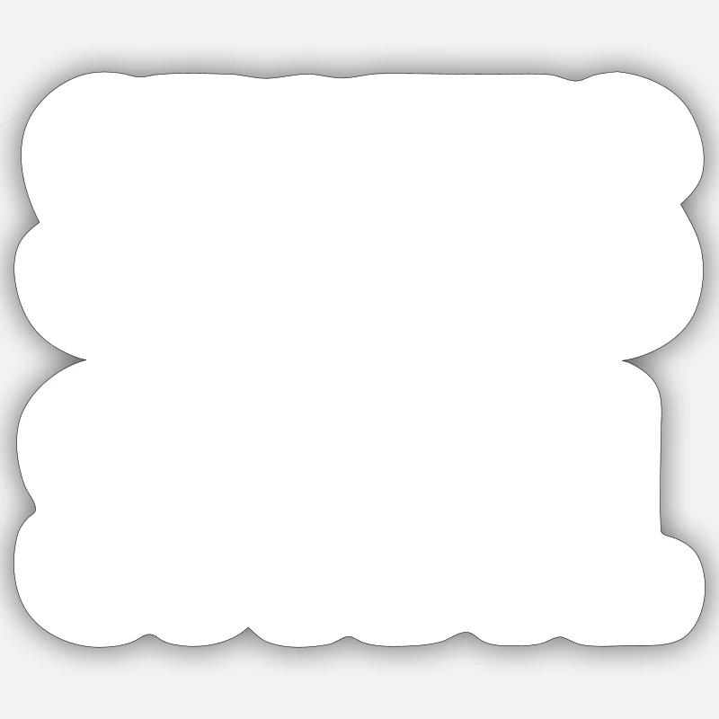 STATUS STABIL - Sticker Größe S (10 x 10 cm) - Mattweiß