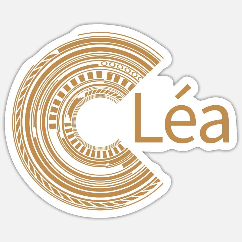 For Léa - Sticker size S (10 x 10 cm) - white matte