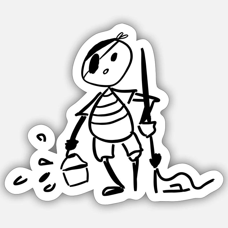 Sticker taille S (10 x 10 cm) - 