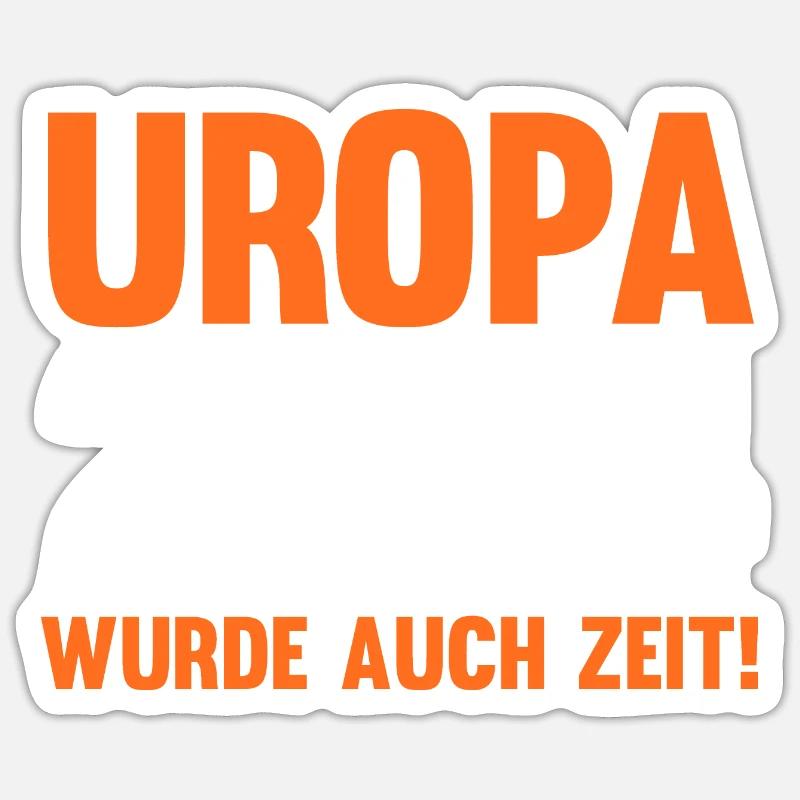 Werdender Uropa 2039 - Sticker Größe S (10 x 10 cm) - Mattweiß