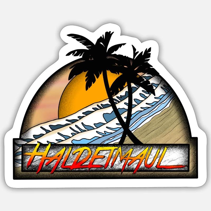 Haldeimaul Sticker Größe S (10 x 10 cm)