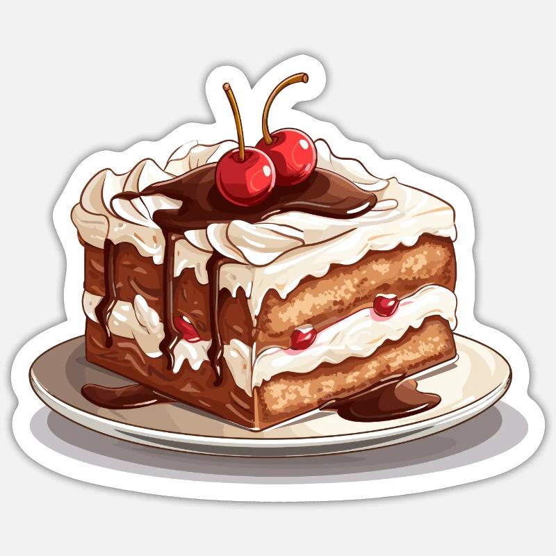 Pie Sticker size S (10 x 10 cm)