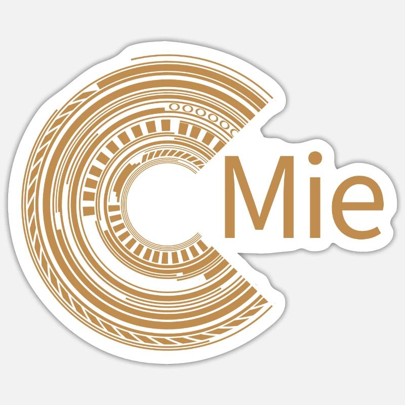 Für Mie - Sticker Größe S (10 x 10 cm) - Mattweiß