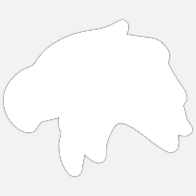 Puissance de l’aigle - Sticker taille S (10 x 10 cm) - blanc mat