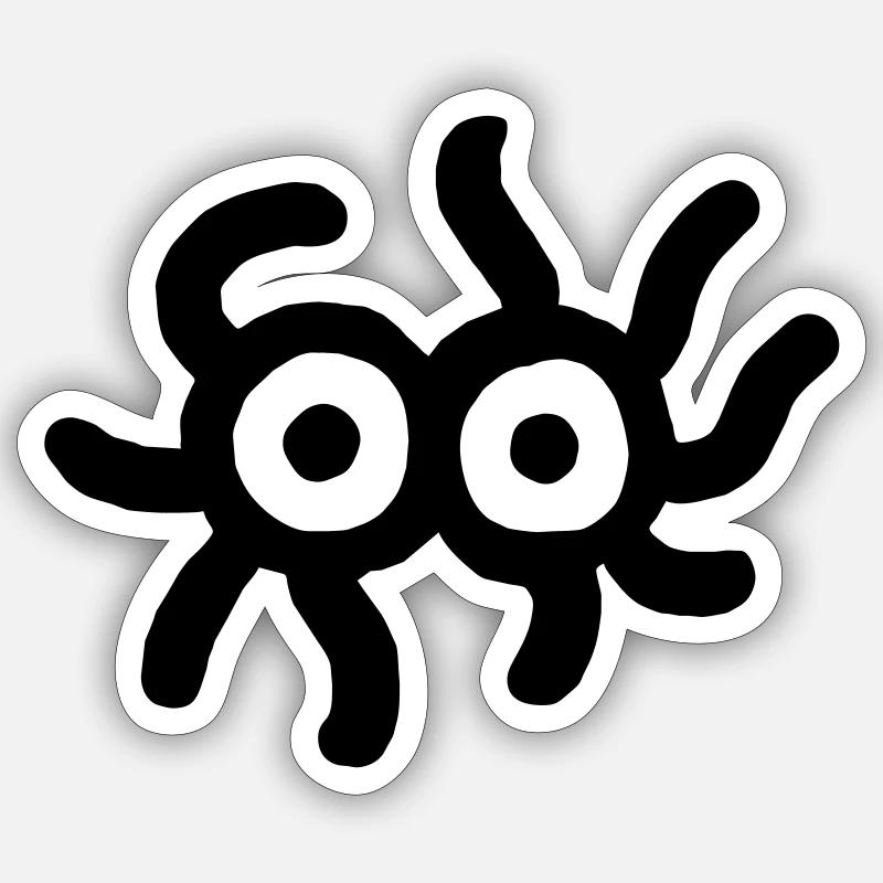 Eyes - VECTOR Sticker size S (10 x 10 cm)