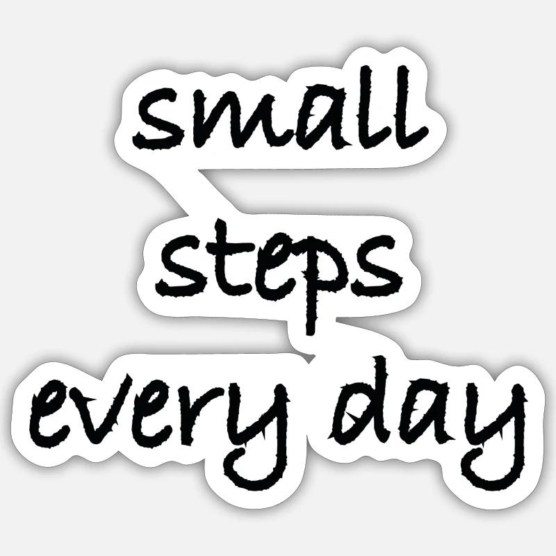 steps Sticker Größe S (10 x 10 cm)