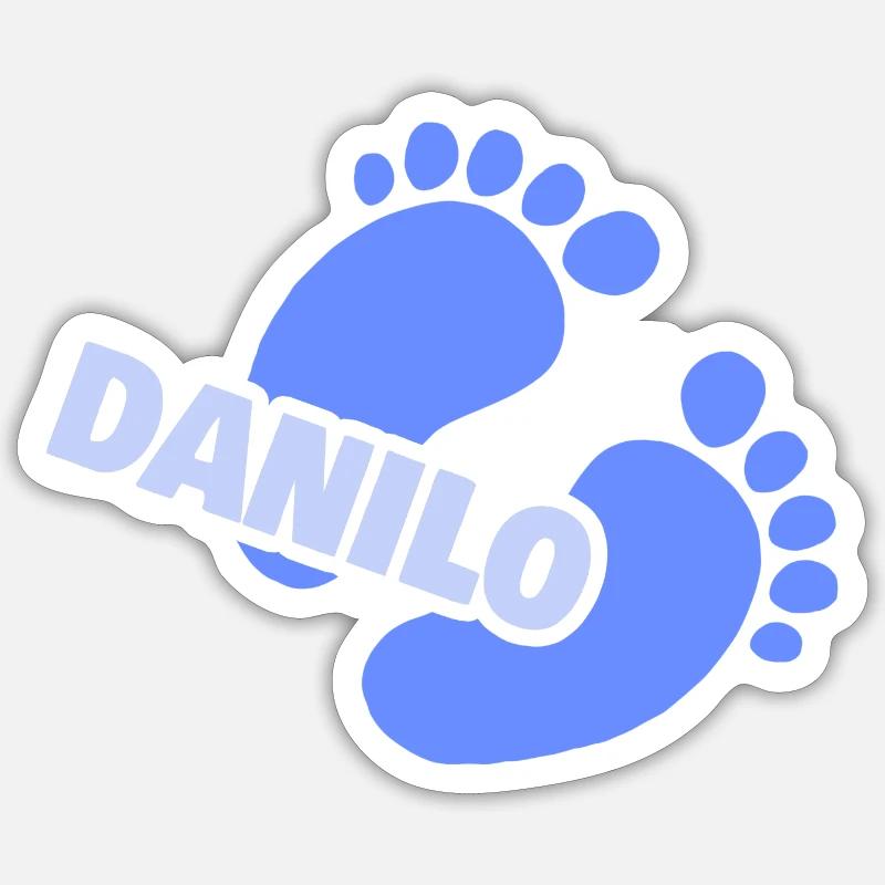 Naissance de Danilo Sticker taille S (10 x 10 cm)