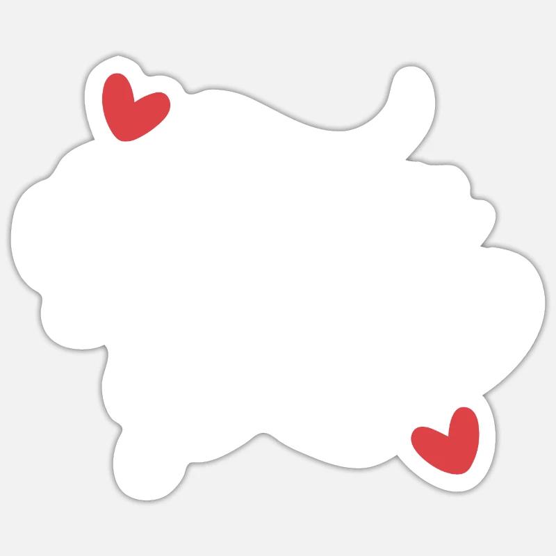 Maman géniale - Sticker taille S (10 x 10 cm) - blanc mat