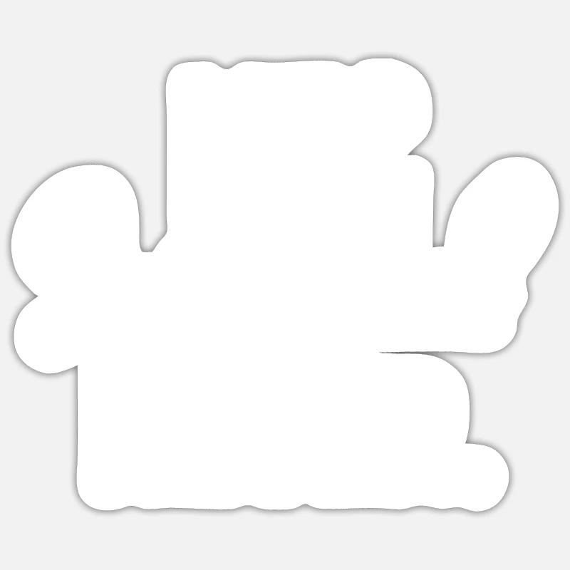 Ich Sarkastisch Nie Lustiger Sarkasmus - Sticker Größe S (10 x 10 cm) - Mattweiß