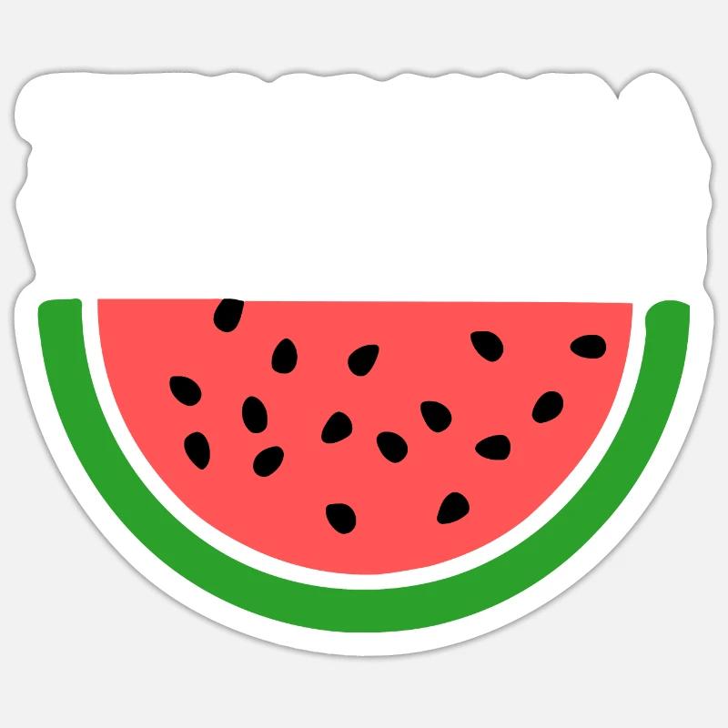 THIS IS NOT A WATERMELON Sticker size S (10 x 10 cm)