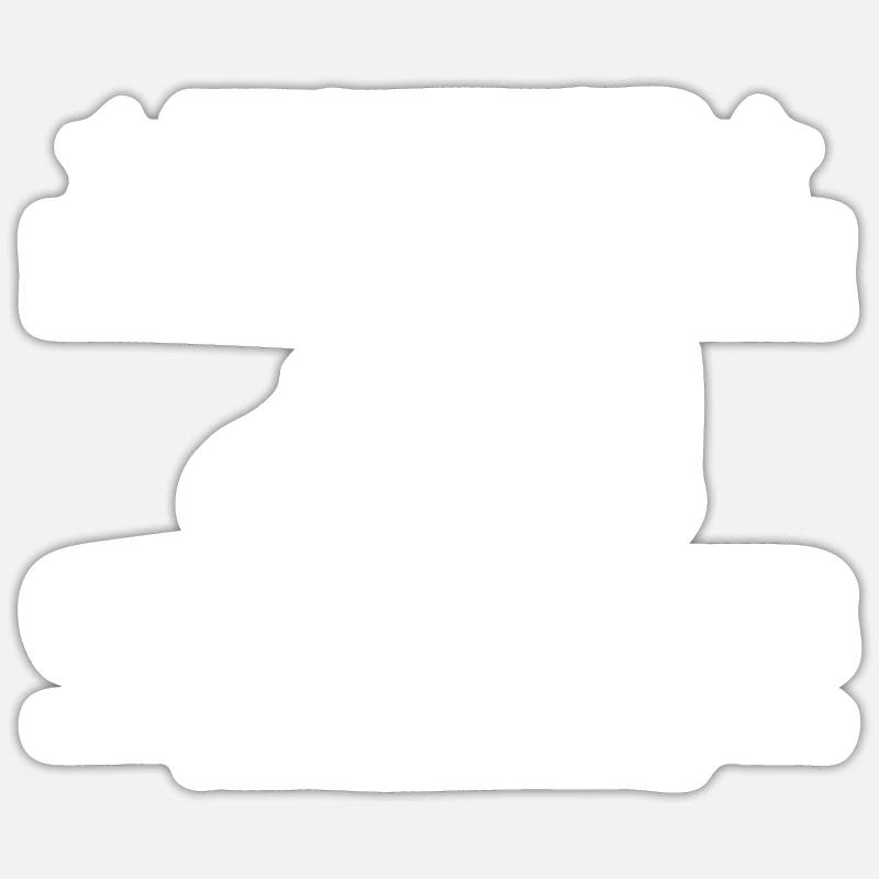 Camping - Sticker Größe S (10 x 10 cm) - Mattweiß
