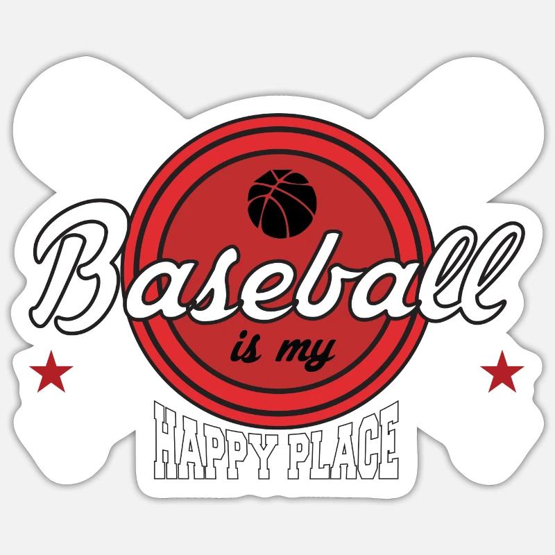 Baseball Logo Sticker taille S (10 x 10 cm)