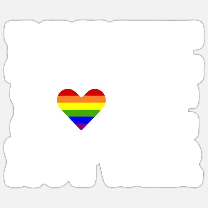 Make love not war - Sticker taille S (10 x 10 cm) - blanc mat